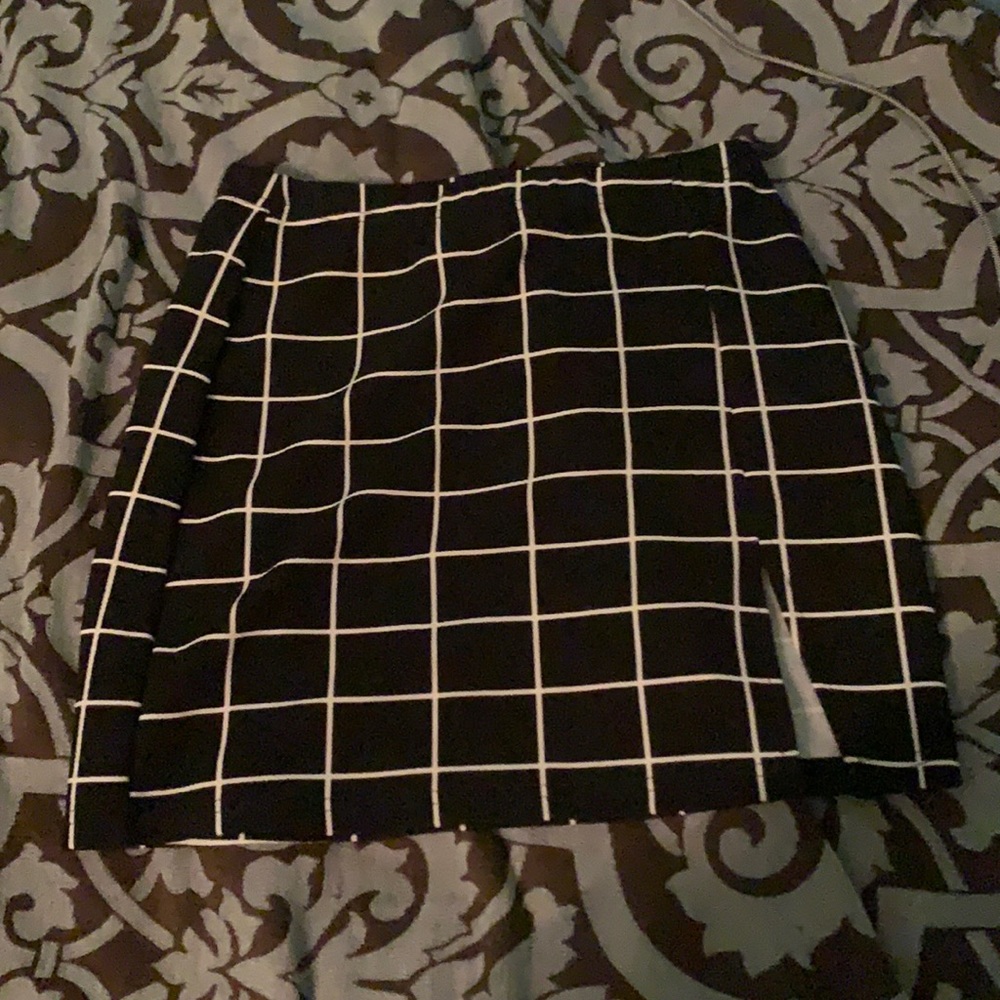 Checkered skirt
